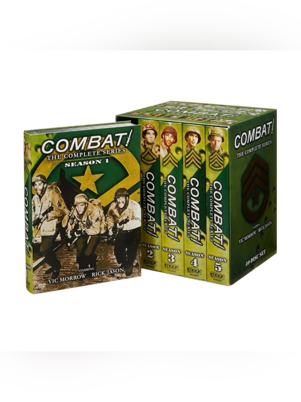 Combat!: The Complete Series (DVD, 2005, 40-Disc Set)